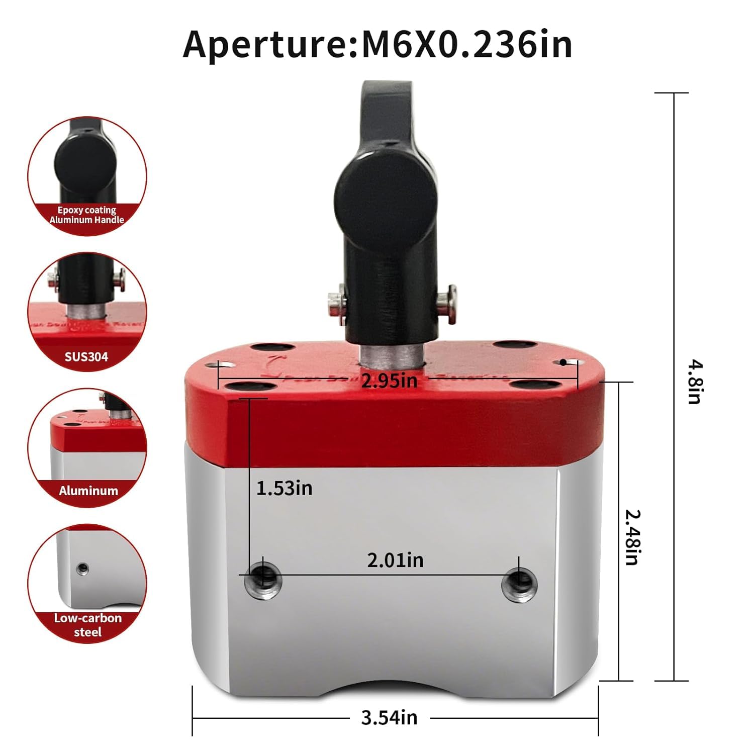660 lb Magnet Switch - ON/OFF Control -7