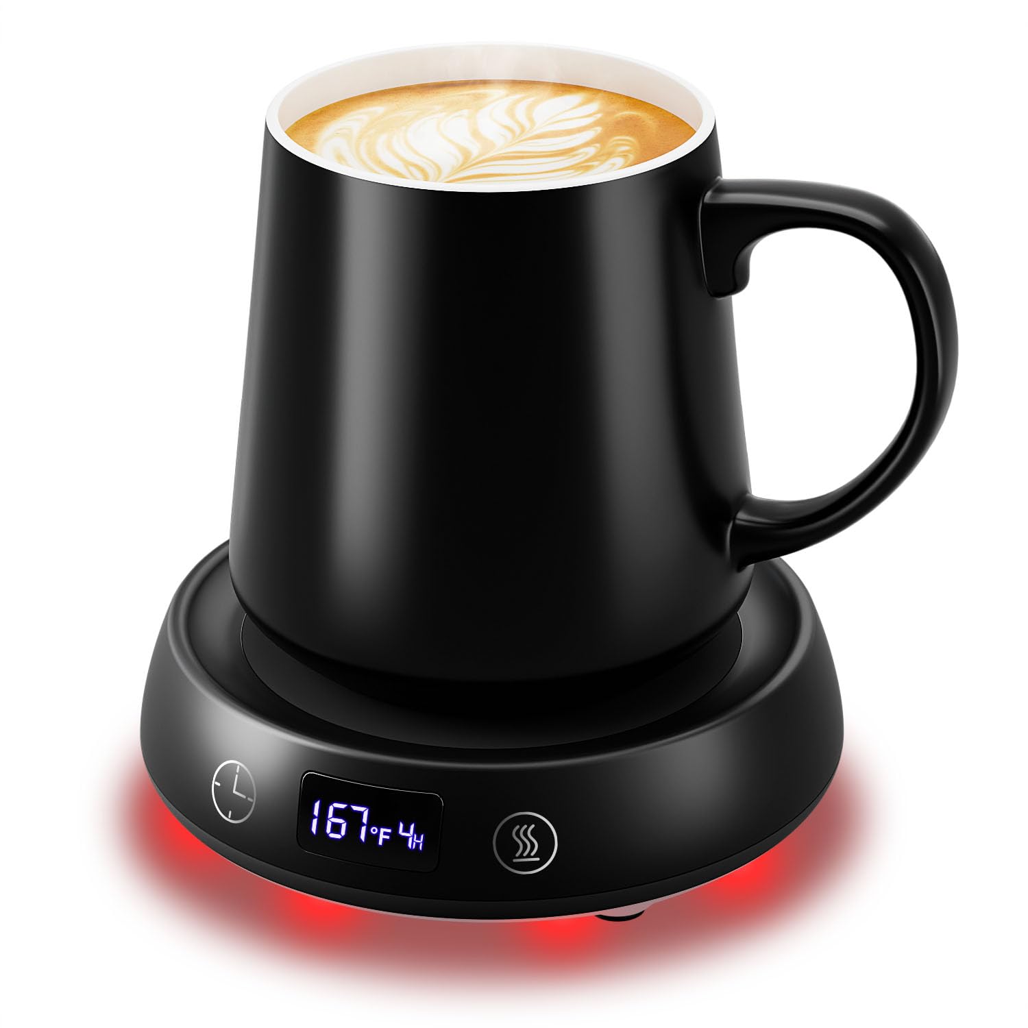 Coffee Mug Warmer Set, Smart Heated Tea Coffee Cup Warmer for Desk Office