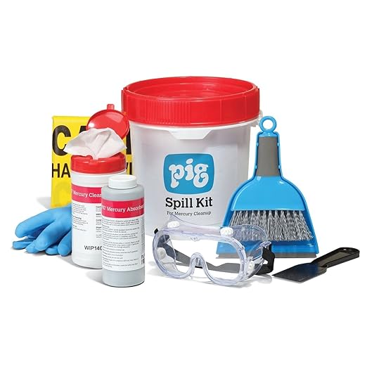 PIG Mercury Spill Kit - ext. Dia. 8.75" x 8.125"