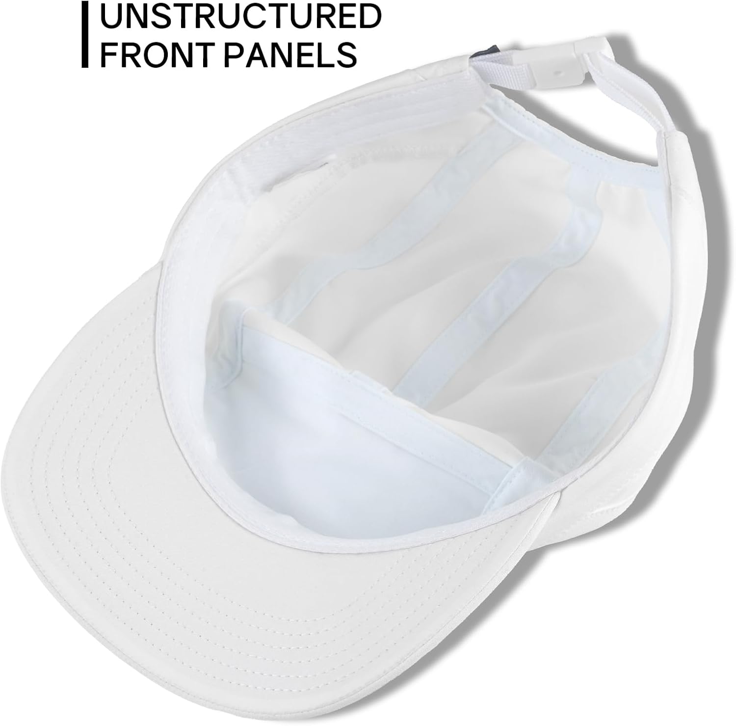 Quick Dry Running Hat Adjustable Cooling Baseball Hat Breathable Sport Cap Reflective UPF 50+ Run Hats for Womens Men - Image 4