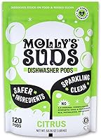 Vista 10 de Molly's Suds Cápsulas de detergente para lavavajillas Detergente para lavavajillas limpio, elimina la grasa y enjuaga sin residuos
