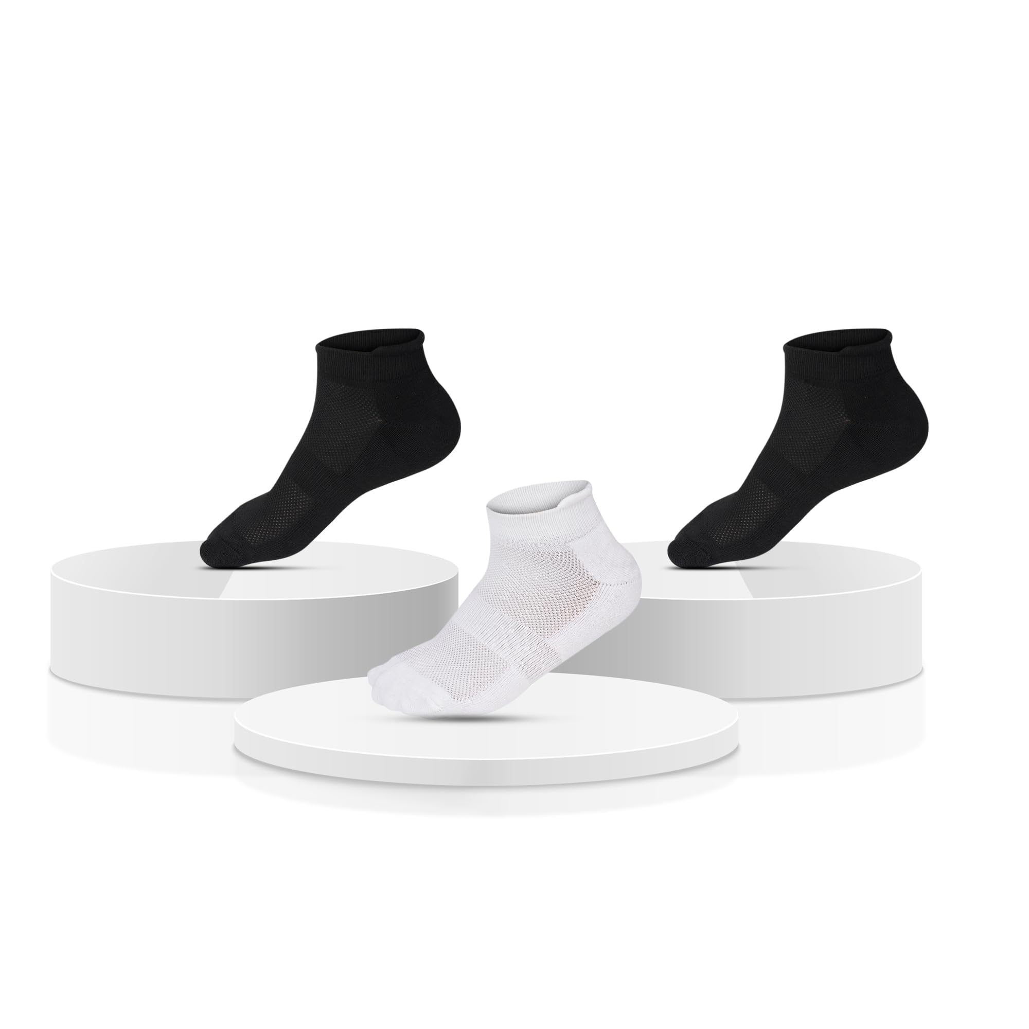 spongy Premium Bamboo Socks for Men | Ankle Length | Odour-Free & Breathable | Padded Base & Anti-bacterial | 3X Softer than Cotton Socks-picture-12