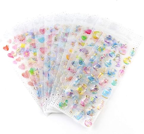 Amazon Co Jp Copeflap 手帳 シール かわいい 12枚 セット 手帳シール デコシール キラキラ デコ ステッカー パステルカラー 文房具 オフィス用品
