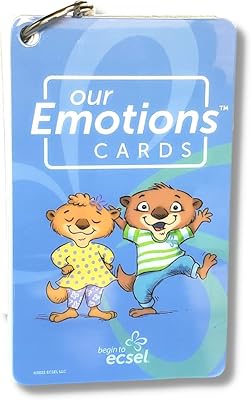 Our Emotions Cards - Durable Emotion Flash Cards for Social-Emotional Learning - Feeling Cards for Speech Therapy and Counseling