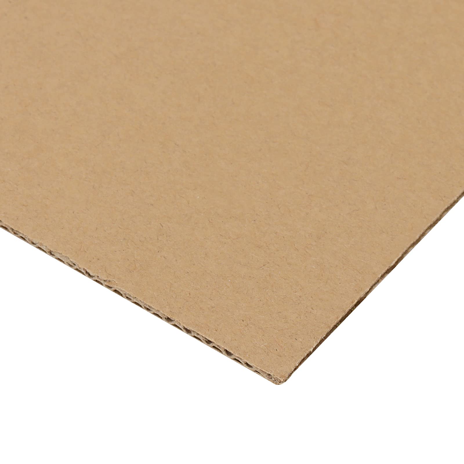 MUKLEI Confezione da 60 fogli di cartone ondulato, spessore 3 mm, fogli di cartone ondulato, fogli di cartone Kraft piatti per spedizione, spedizione, spedizione, artigianato