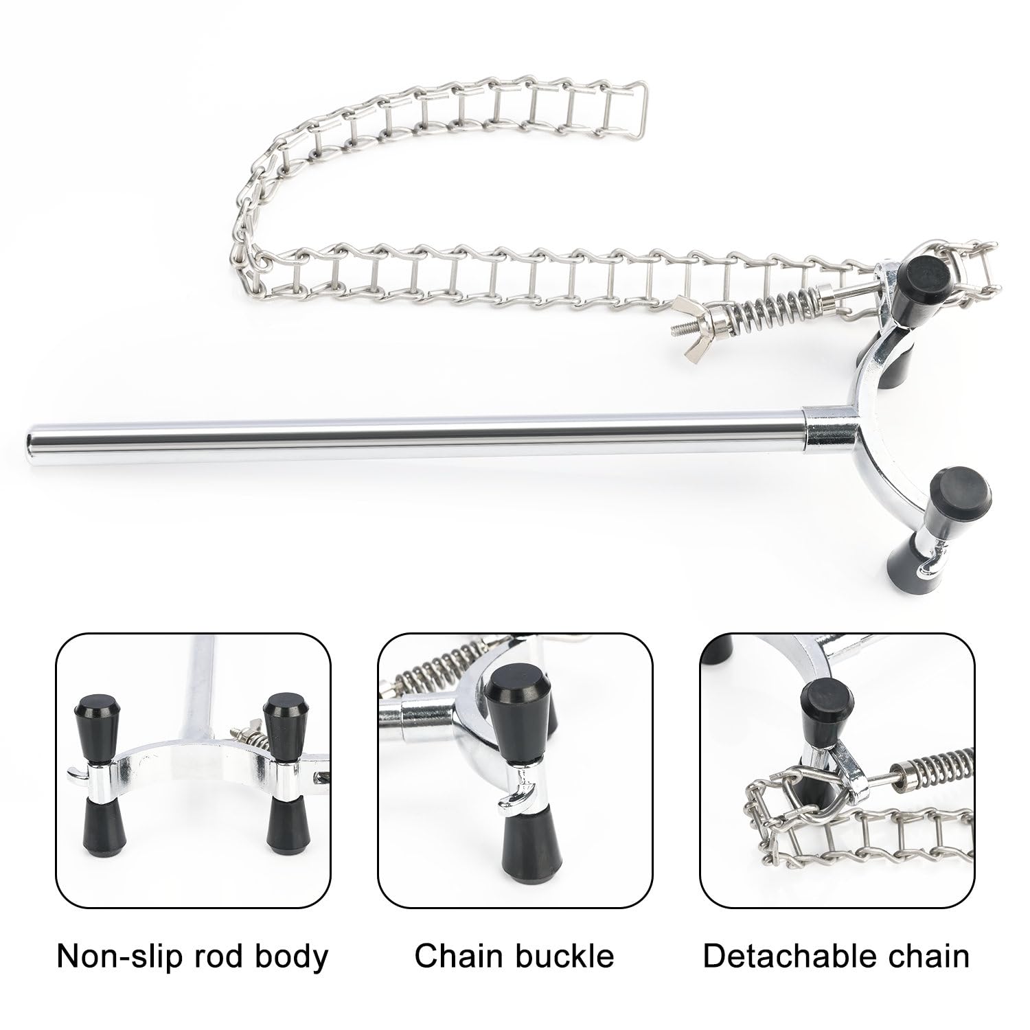☆実験室用チェーンクランプホルダー 1.5~5.7インチ
