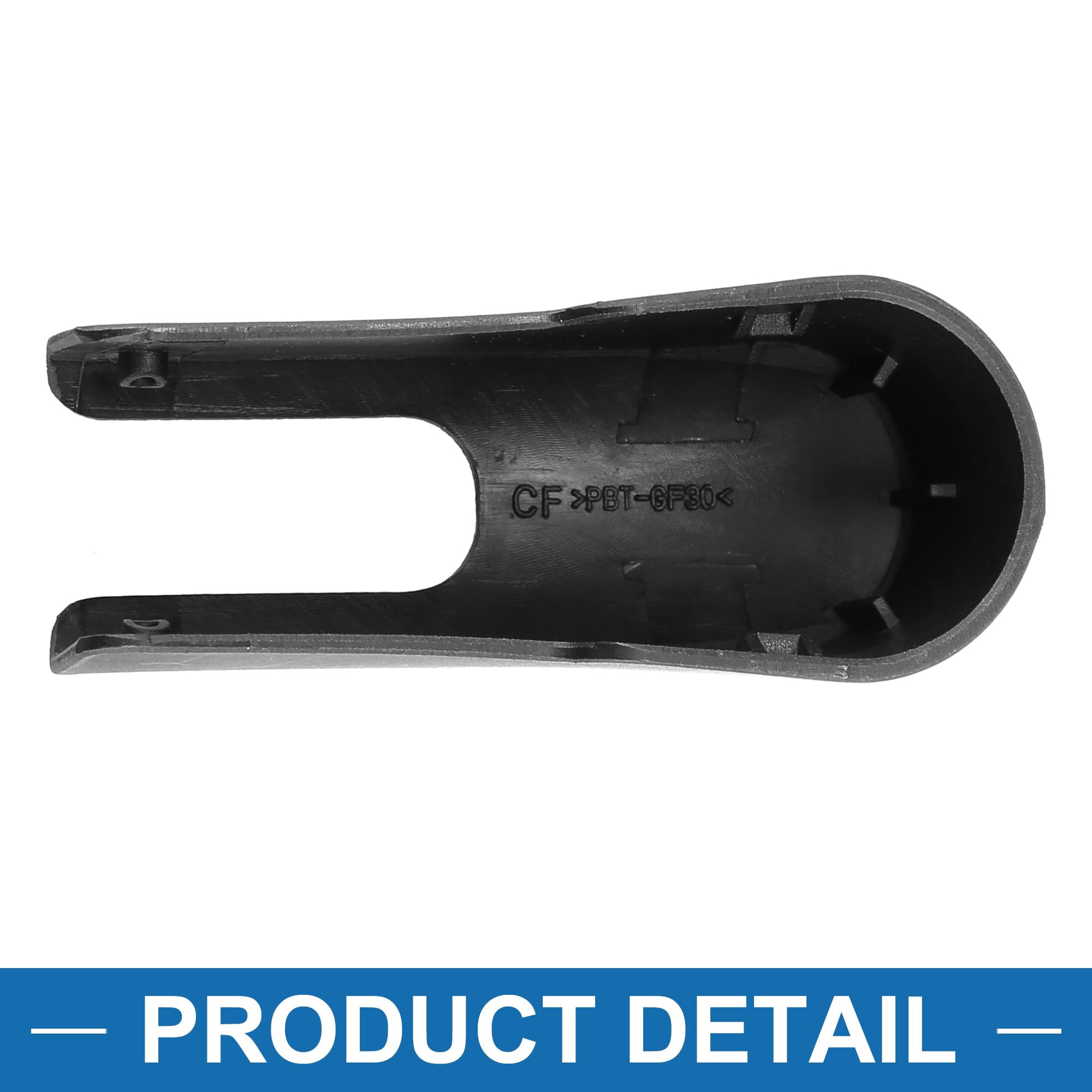 EMagTech 2 Pièces Capuchons De Bras D'essuie-glace EMagTech - 2 Pièces Pour Jeep Renegade 2015-2022 - Noir Jeep Renegade Accessoire