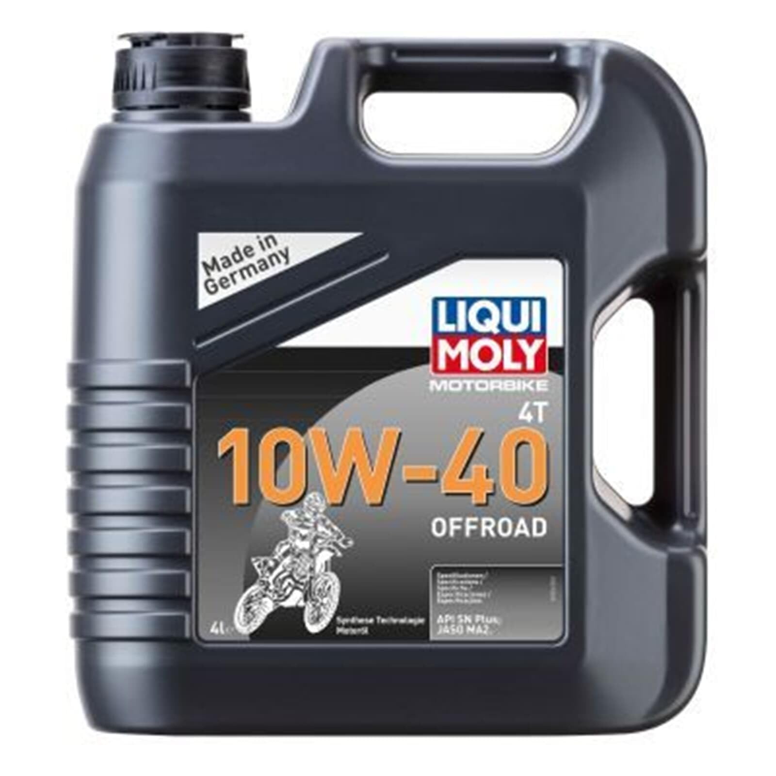 LIQUI MOLY Motorbike 4T 10W-40 Offroad | 4 L | Aceite de 4 tiempos de motocicleta | 3056