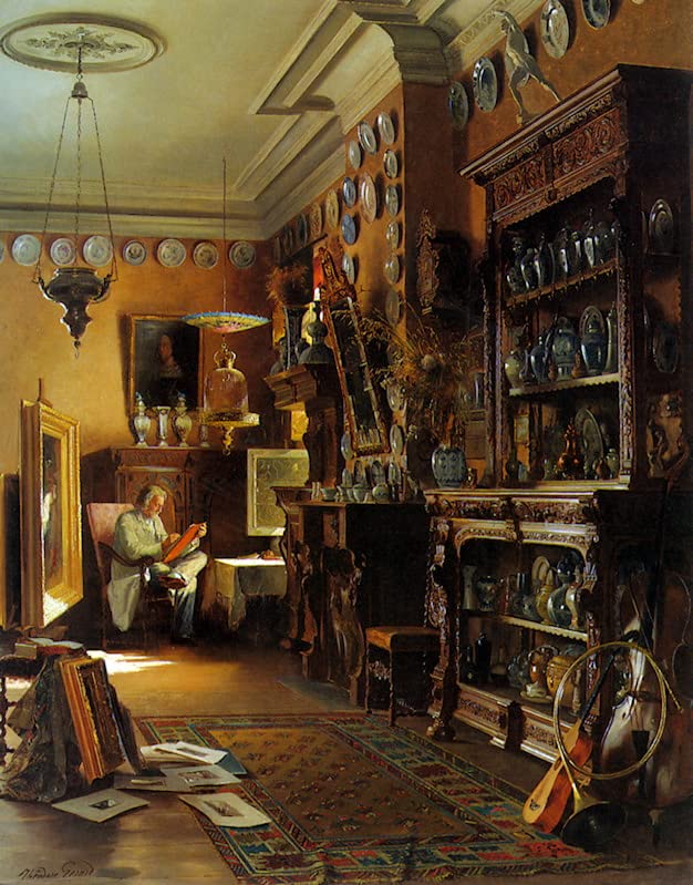 Impression tableaux d'art Théodore Gérard toile canvas premium pour salon