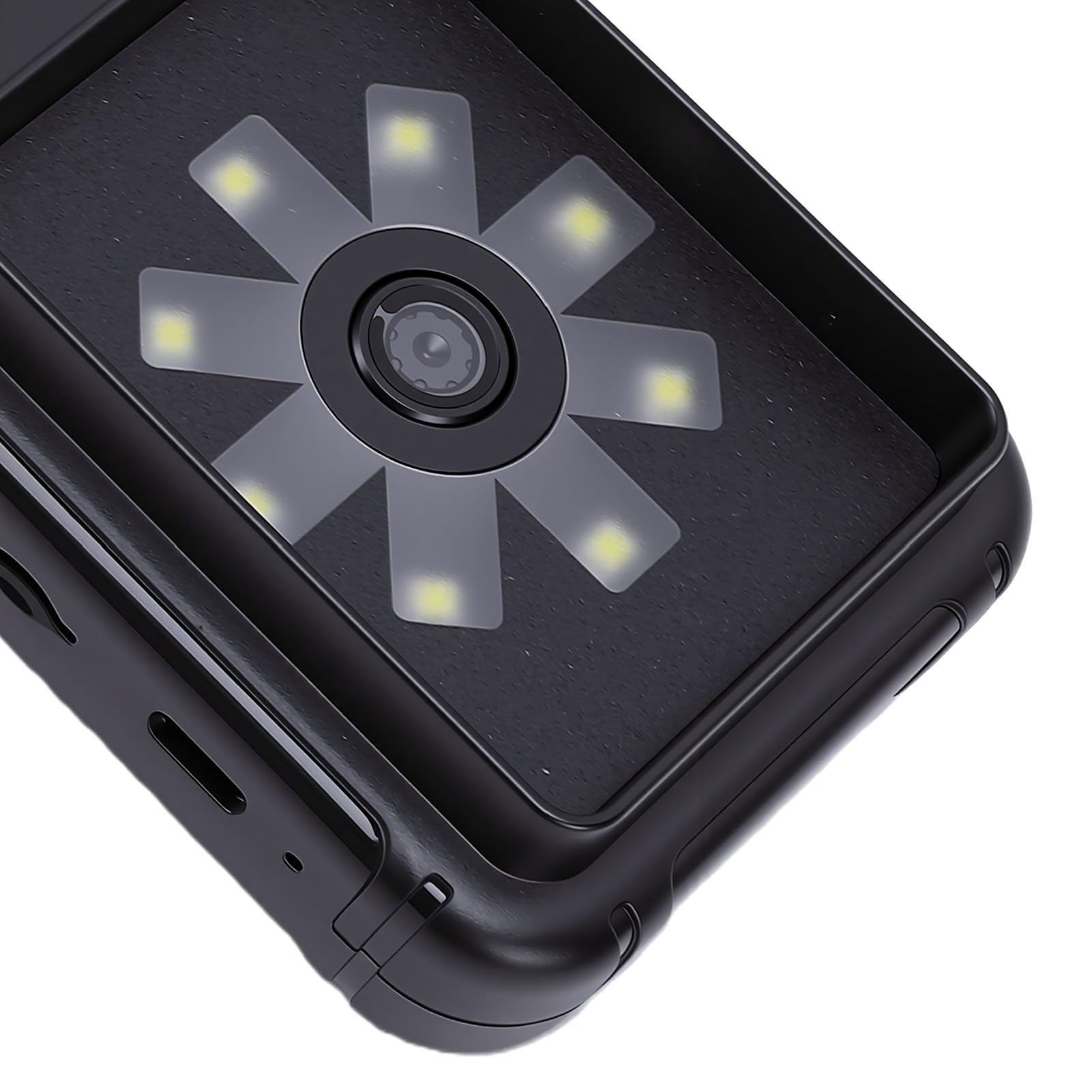Goshyda Microscopio Digitale Portatile con Schermo da 2,8 Pollici, 8 Luci