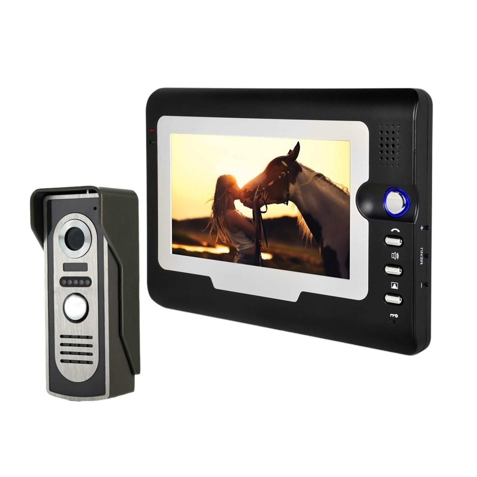Interphone vidéo de sécurité caméra IR pour éviter les intrusions