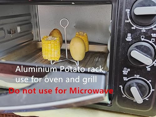 Potato Baking Rods And Microwave Potato Cooker Bag Set,Baked Perfect Potatoes Quickly With Reusable 4Pongs Spud Spikes N Potato Baked Bag #TOP4