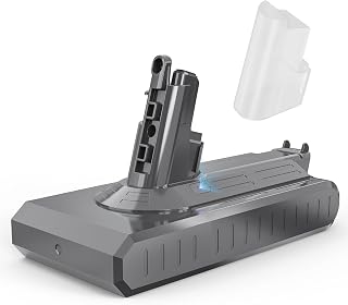 LabTEC V11 25.2V 3900mAh Li-ion Ersatzakku für Dyson V11 (Screw in Type) SV14 Absolute Complete Fluffy Cordless Staubsauger mit Deckel (Passt Nicht auf Button Style)