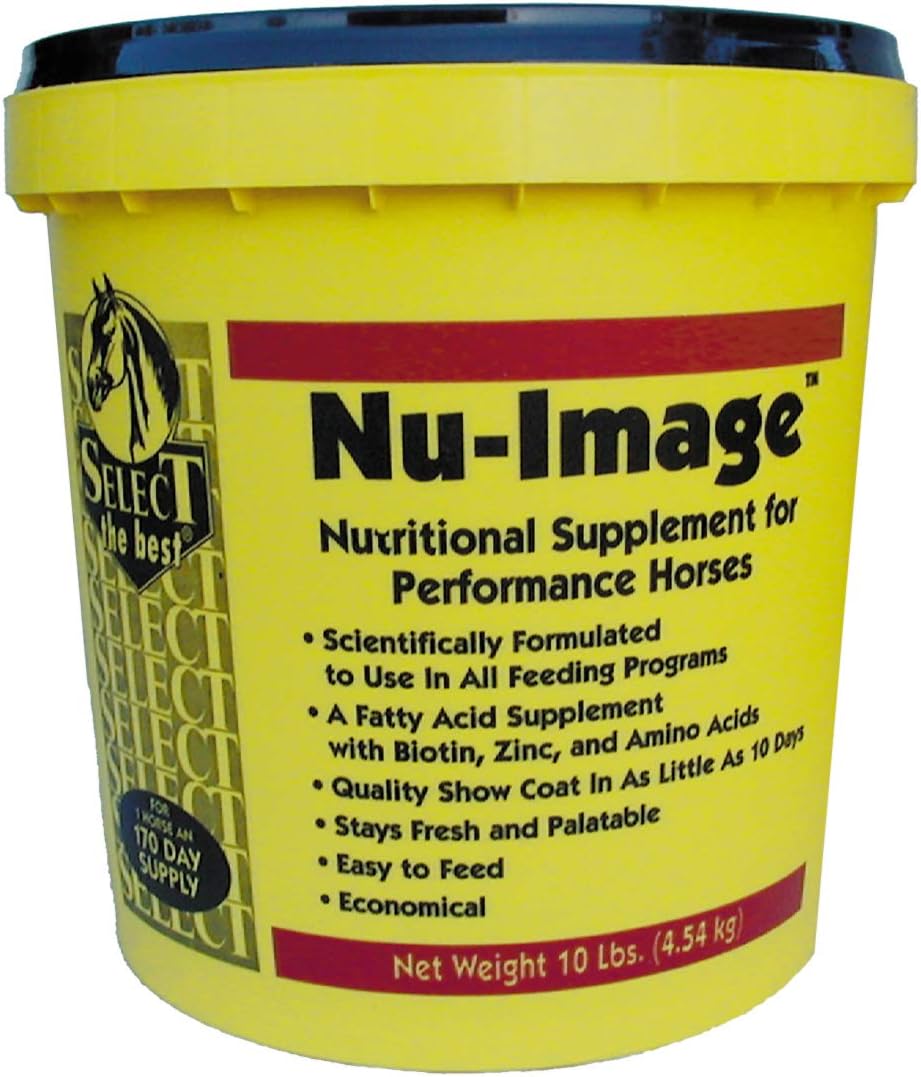 Richdel Nu-Image Hoof and Coat Support For Horses, 10 Pound Container
