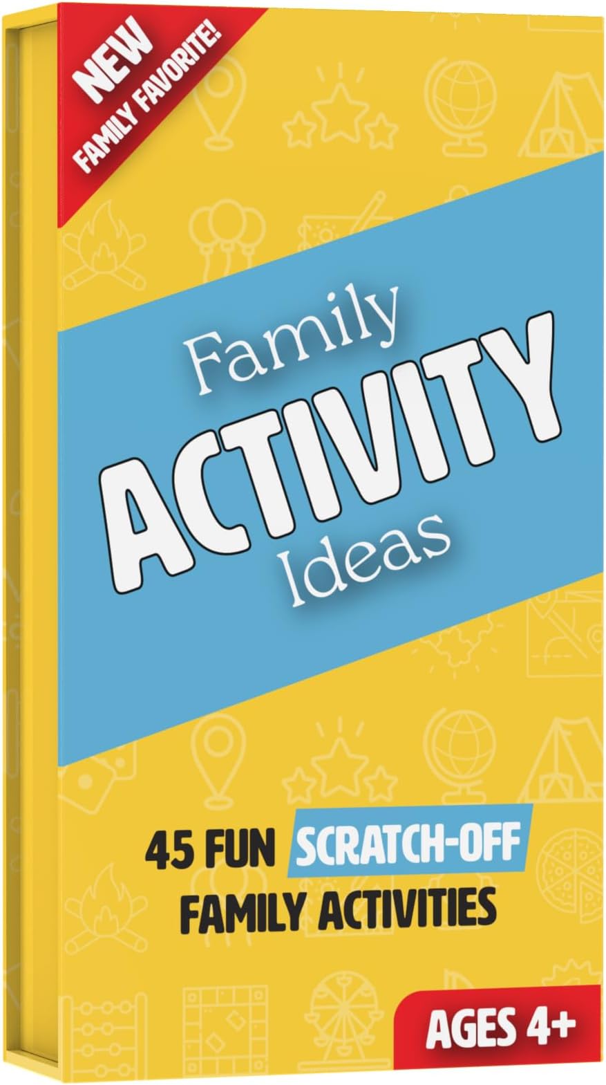 Family Activity Ideas | 45 Creative Scratch-Off Experiences for Families to Enjoy | QR Code on Each Card for More Adventurous and Fun Ideas | Family Game Night Done Differently