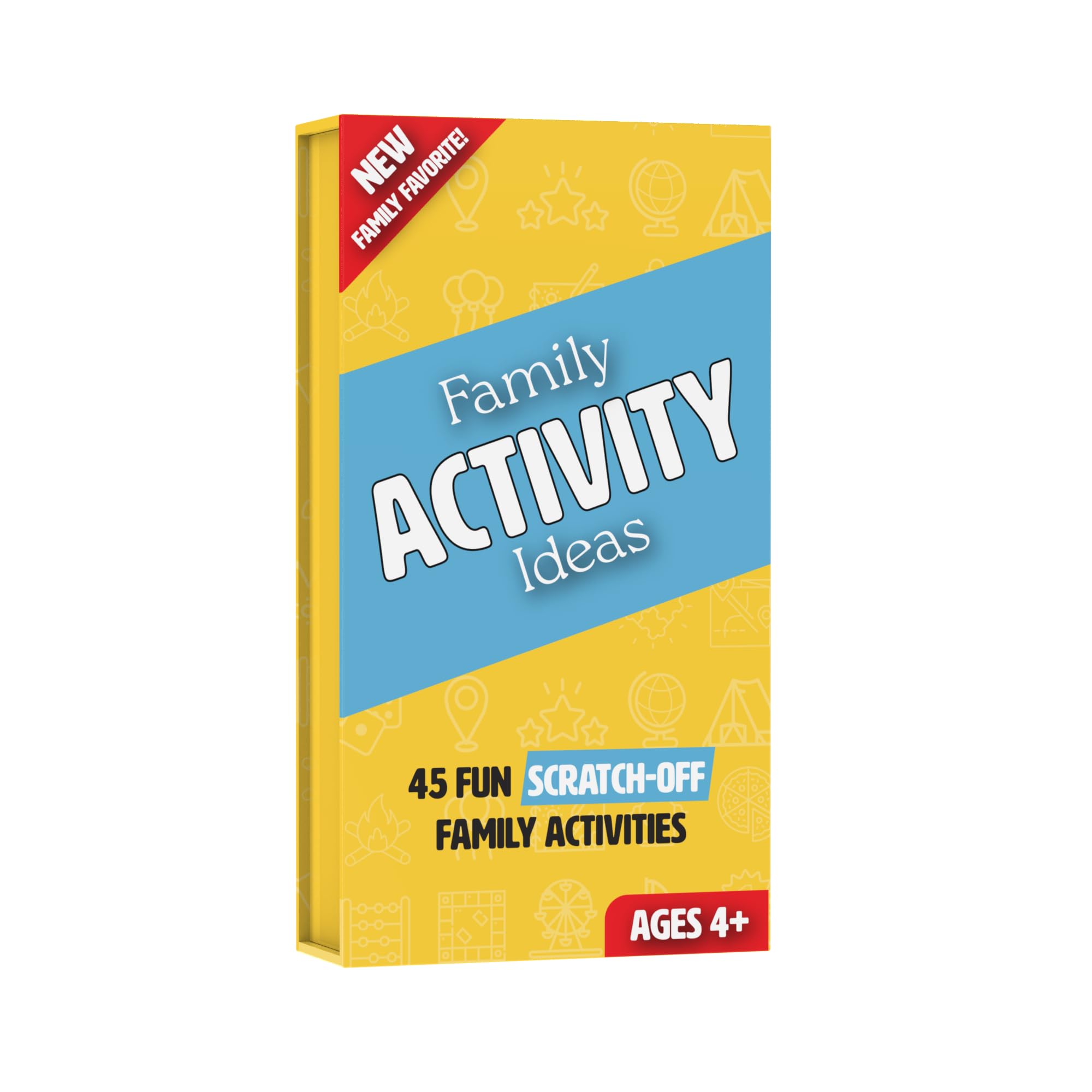 Love The City Family Activity Ideas | 45 Family Game Night Scratch-Off Experiences | QR Code on Each Card for More Family Date Night Fun | Family Game Night Done Differently