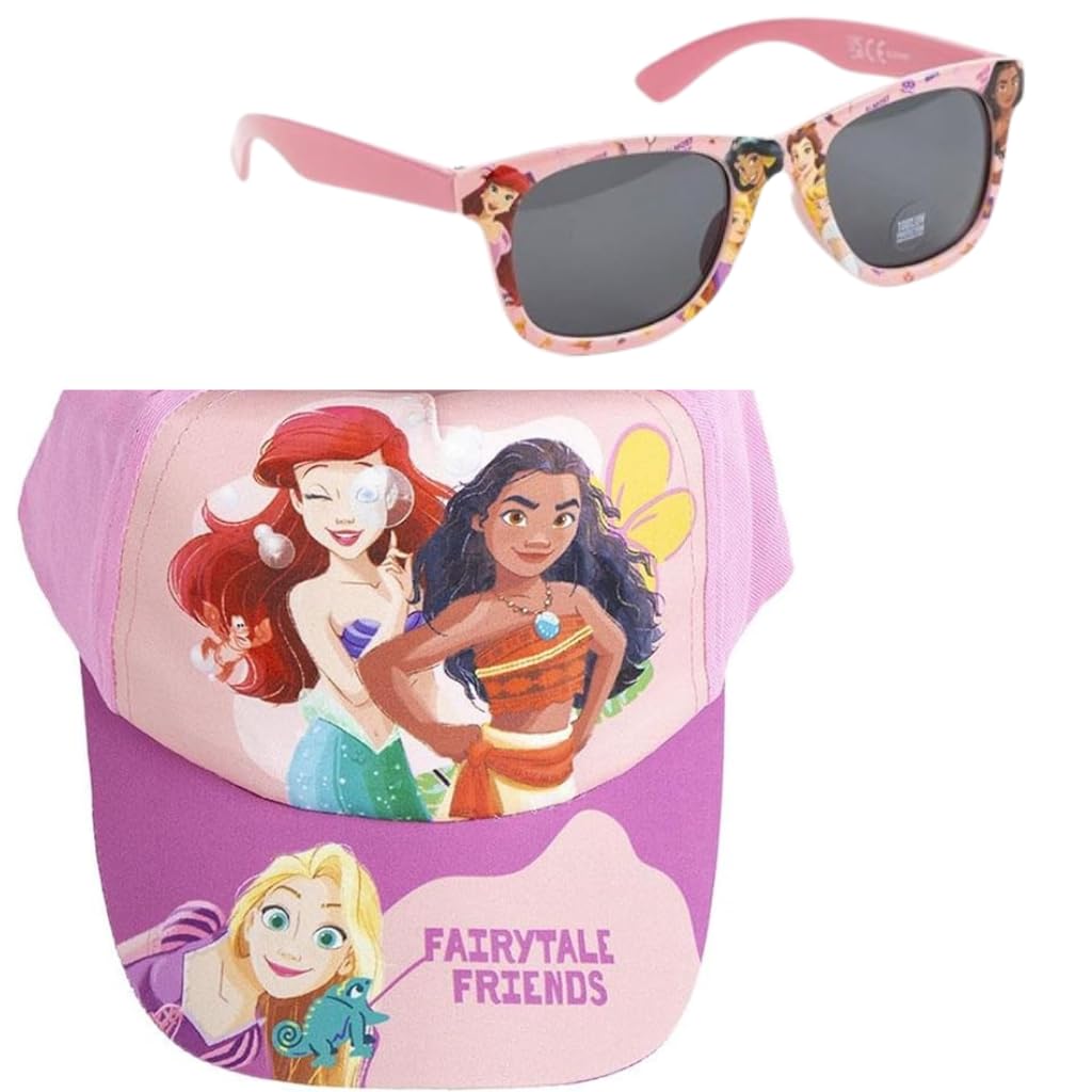 CERDÁ LIFE'S LITTLE MOMENTS Princess Hat and Sunglasses Set for Boys Girls - Princess Glasses and Cap - Modern Durable Style, Multi-Colour, One Size, Multicolored, One size