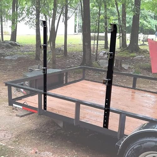 Ecotric Heavy Duty 3-Place Edgers Gas Weeder Trimmer Rack Holders For Open Landscape Trailer #TOP3