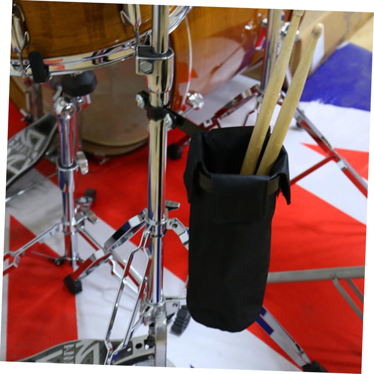 Yardwe Portable Drumstick Pouch Drum Accessory Bag Drummer Bag Drum Stick Case