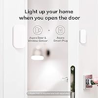 Vista 5 de Aqara - Paquete de 3 sensores Zigbee de puerta y ventana, sensor de contacto inalámbrico mini, automatización del hogar, requiere Aqara Hub