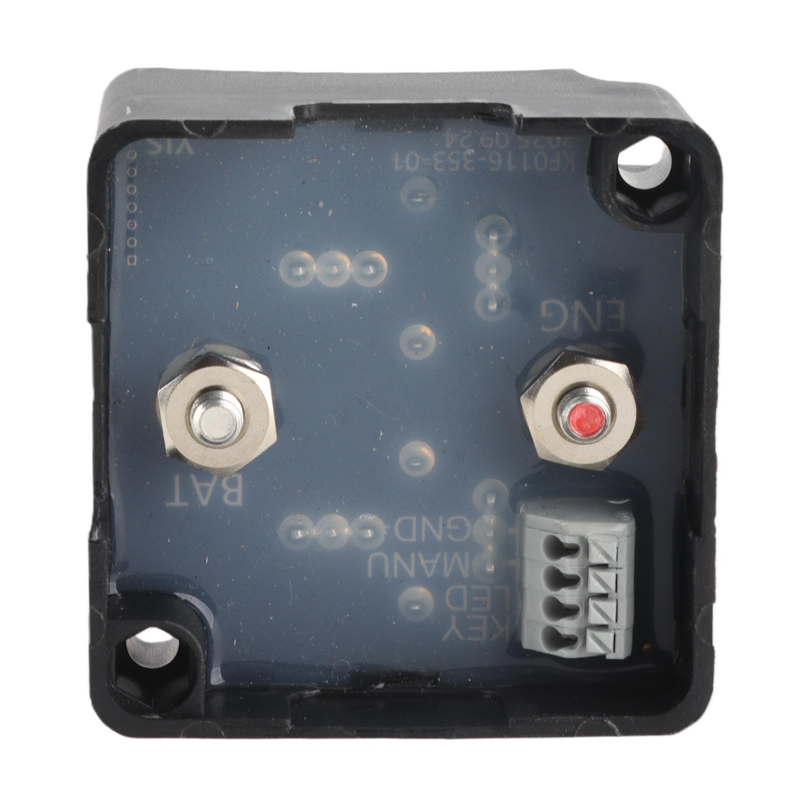 Alomejor Aislador de Batería Dual 140A con Relé de Voltaje (BLACK)