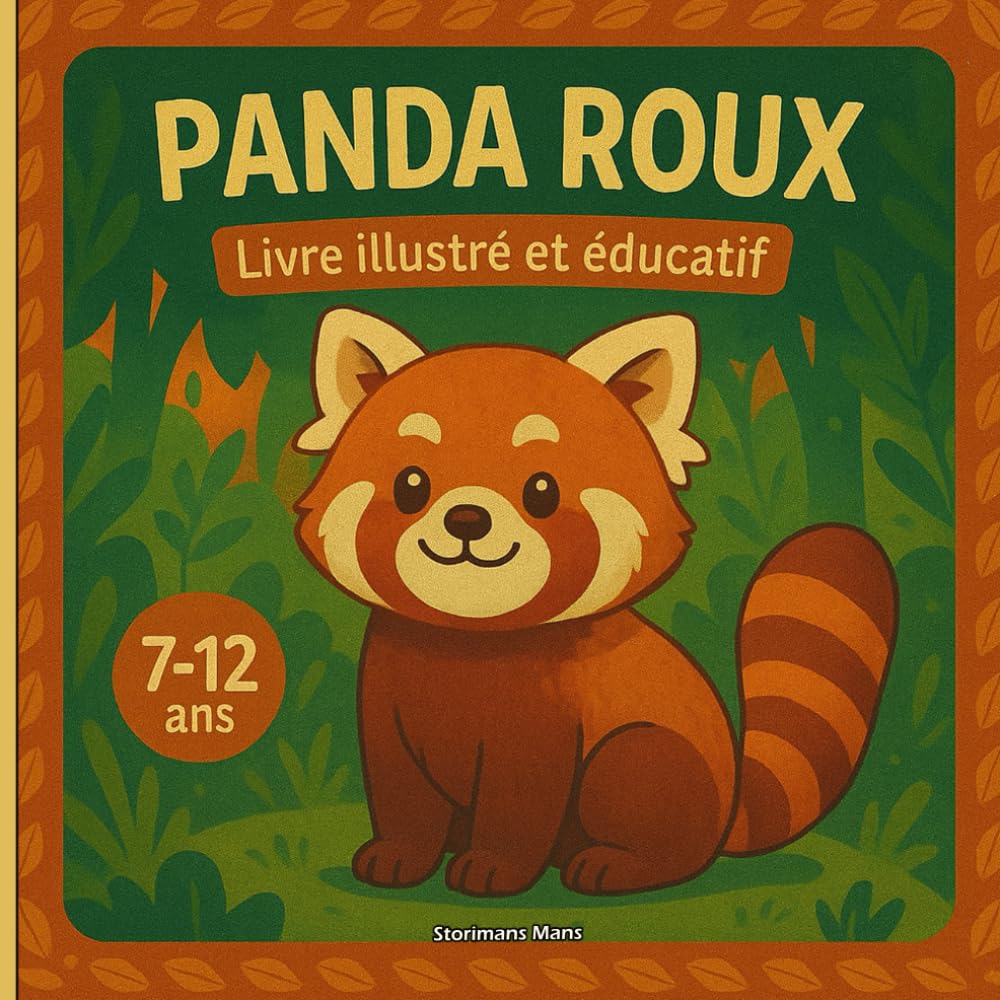 Panda roux – Livre illustré et éducatif: Forêts de bambou, vie dans les arbres et secrets d’un acrobate roux