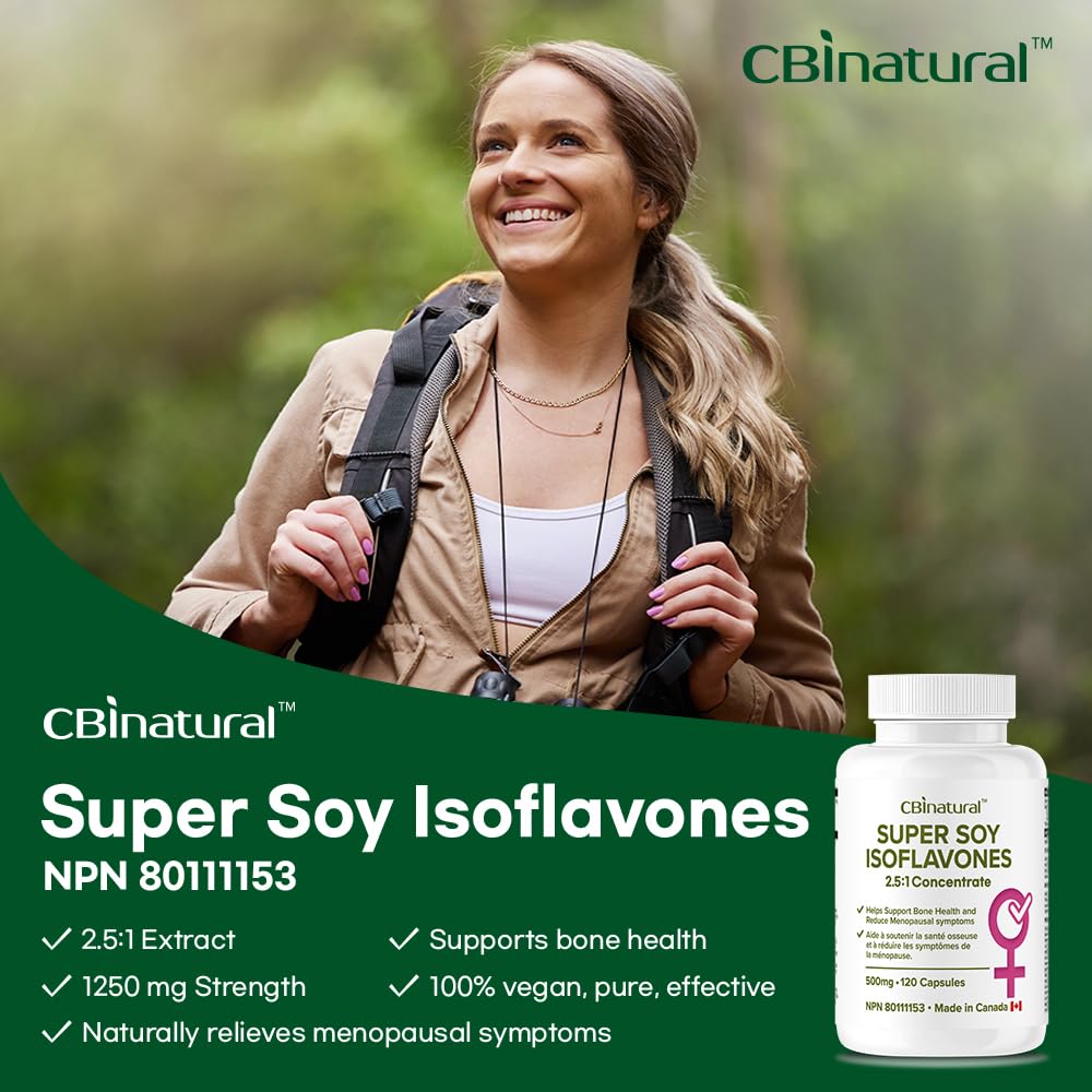 Soy Isoflavones 2.5:1 Extract 500mg, Supports Women’s Wellness, 120 Vegan Capsules, 4-Month Supply, Non-GMO, Gluten Free — Amazon image 5