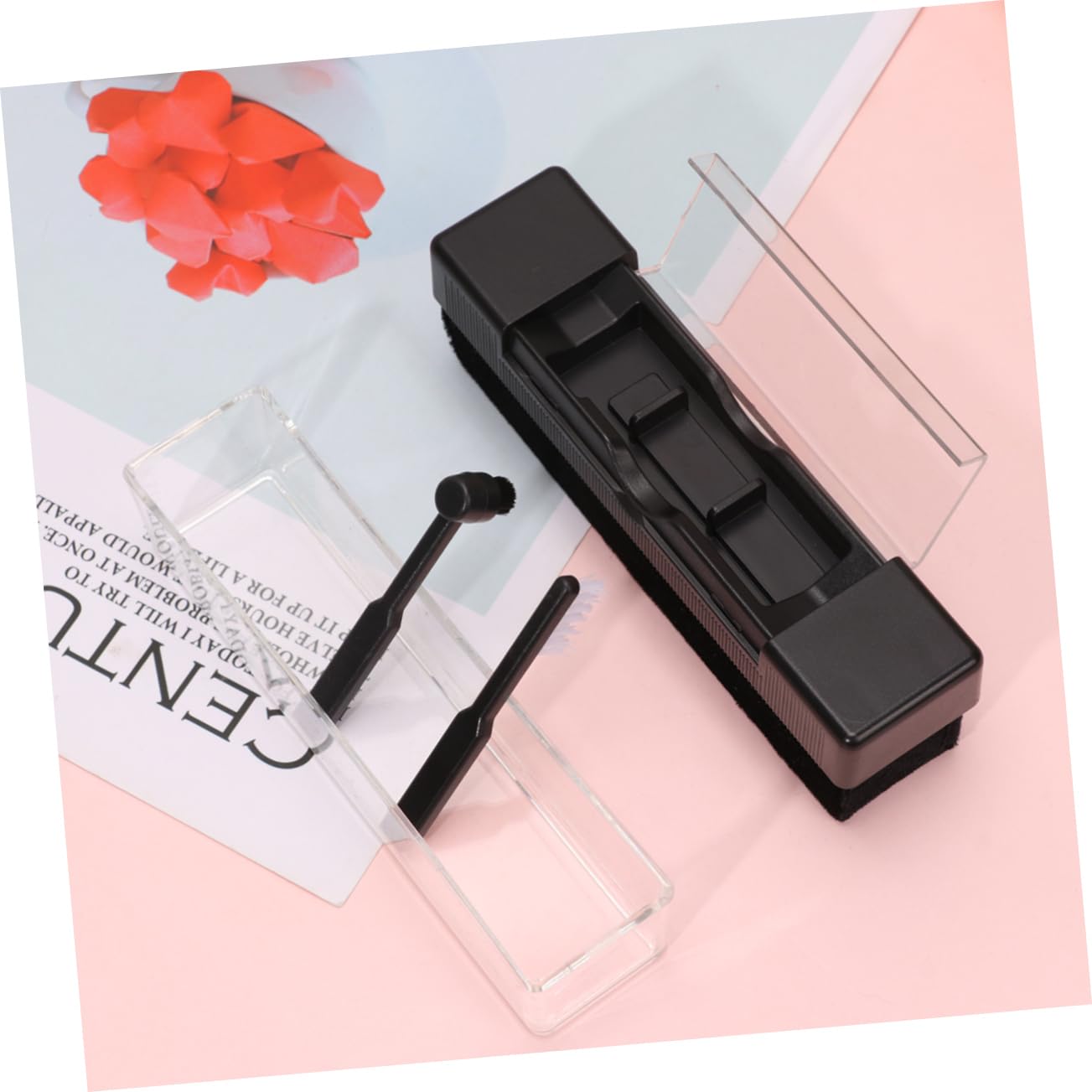 Uonlytech 3sets Spazzole Per Pulizia Di Dischi Vinile Pennello Professionale Per Rimuovere Polvere Macchie e Impronte Design Ergonomico e Materiali Resistenti Per Collezionisti Di Dischi e