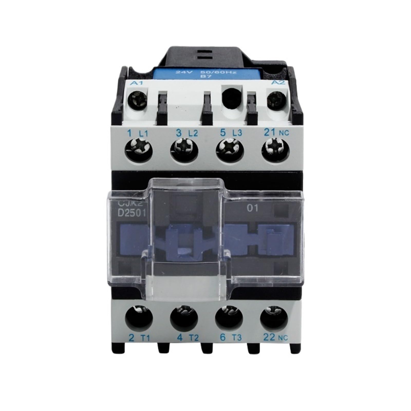 Contactor de CA 25A normalmente cerrado CJX2-2501 trifásico de 380V AC 4