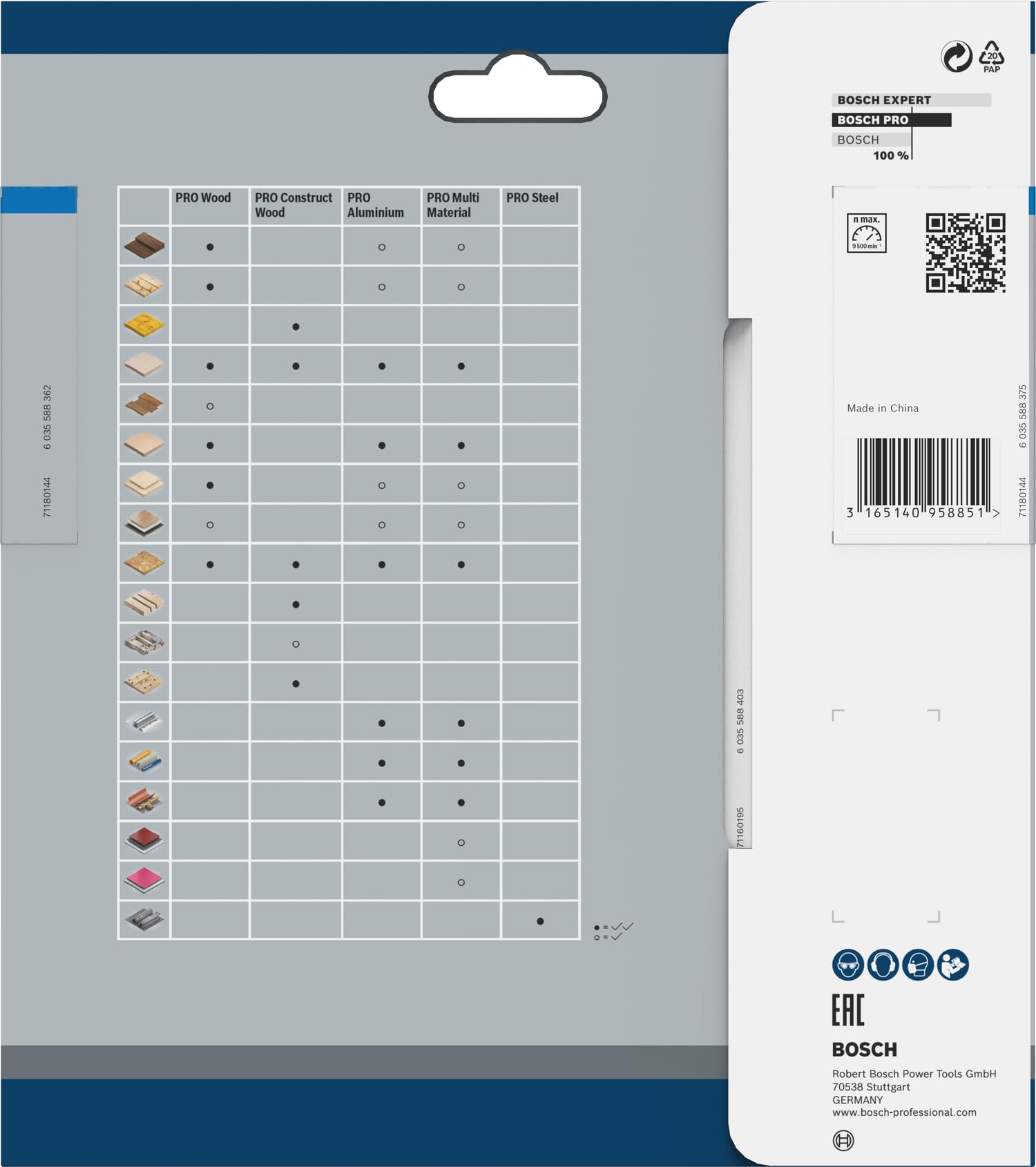 Bosch 1x Tarcza pilarska PRO Aluminium do bezprzewodowych ręcznych pilarek tarczowych (do Aluminiowy, Metale nieżelazne, Ø mm, Professional Akcesoria Ręczna pilarka tarczowa)