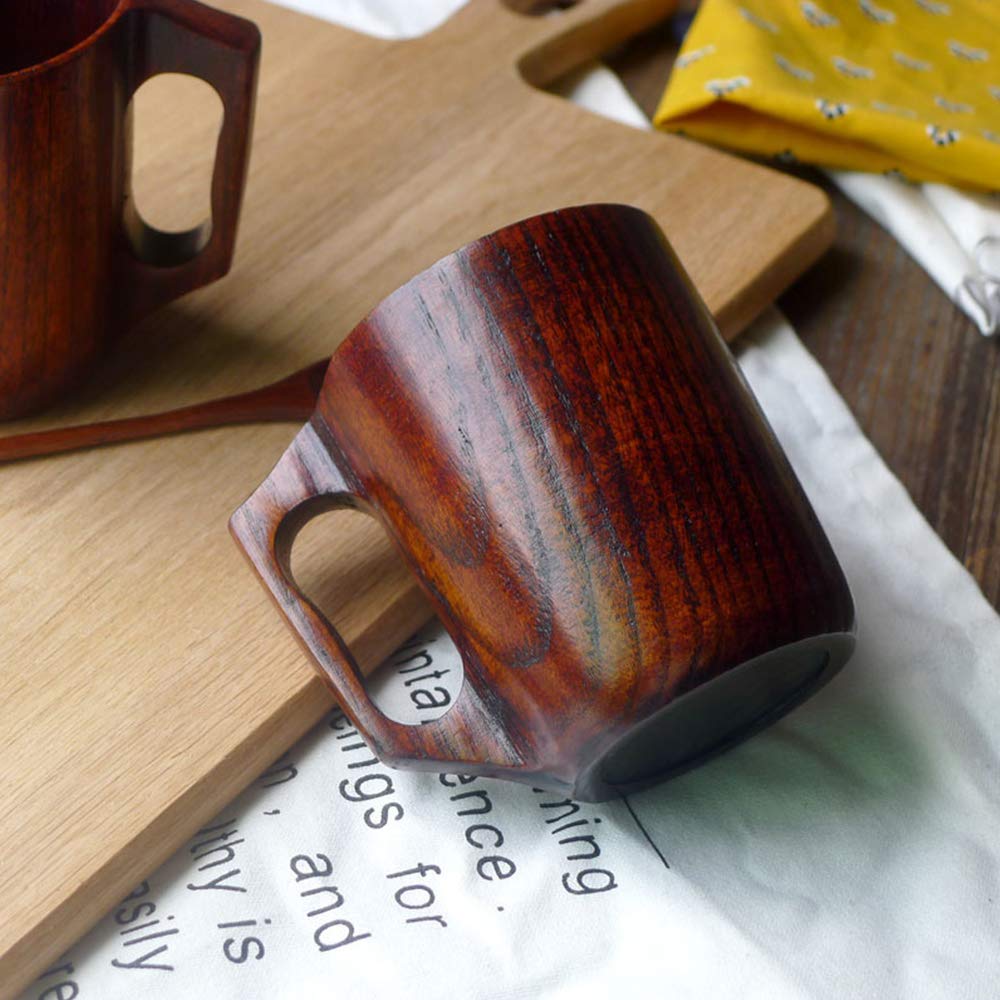 Amazon.com | 14 oz Wood Cup Coffee Mug for Men Mugs Gift Tankard Unique  Small Wooden Man Cup Cool Drinking Portable Outdoor Viking Mug Fancy Cups  Beer Mugs Steins Manly Unusual Father