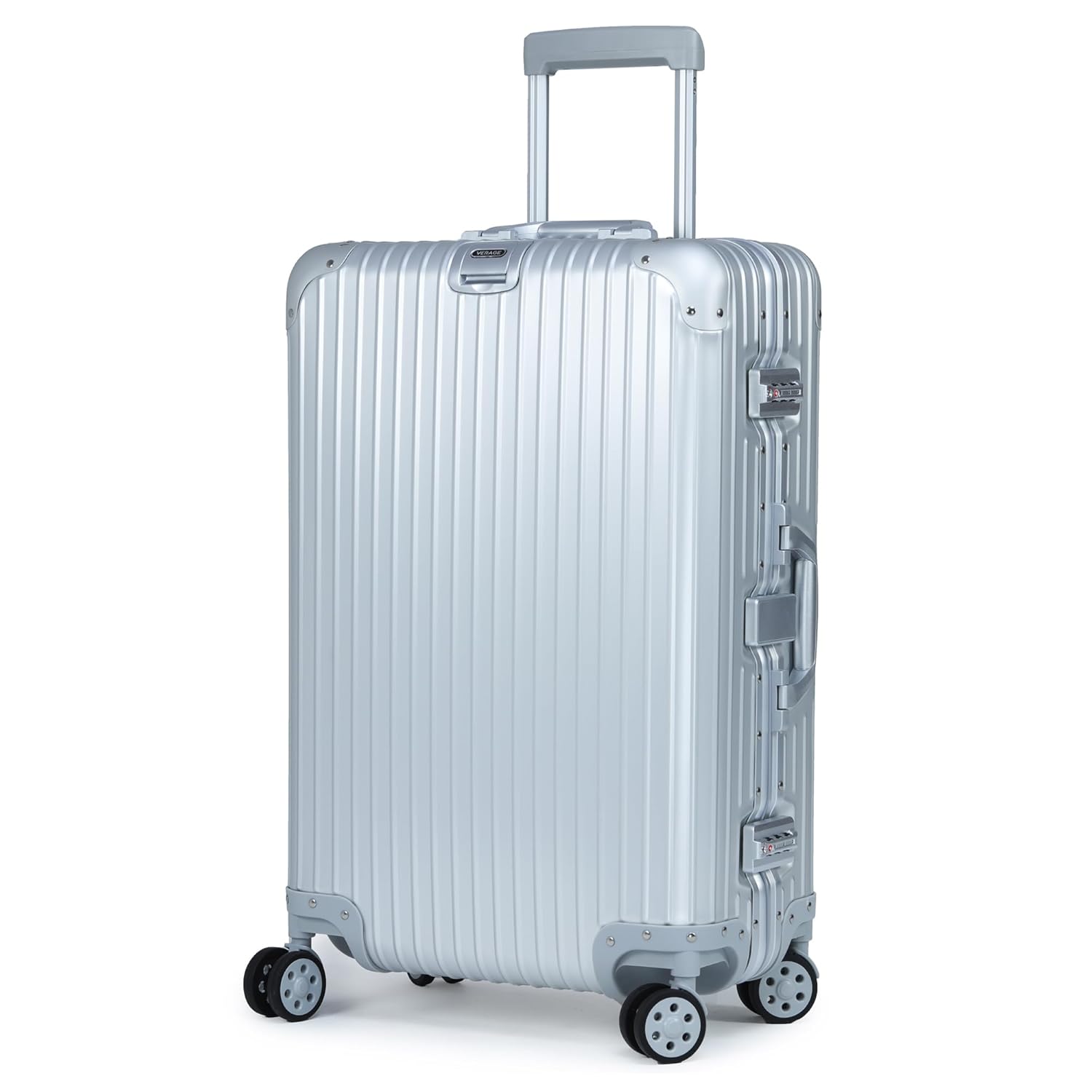 Verage Luxe Secure Jet Full Aluminium Body (67 Liters) Medium Check in Luggage with Zipper Less Frame Closure & Dual TSA C... - Review, Price and Buying Guide