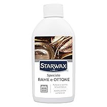 STARWAX – Speciale rame, bronzo e ottone – pulisce, smacchia, ravviva la lucentezza – effetto lunga durata – ritarda la ricomparsa dell’ossidazione – senza ammoniaca – profumo gradevole