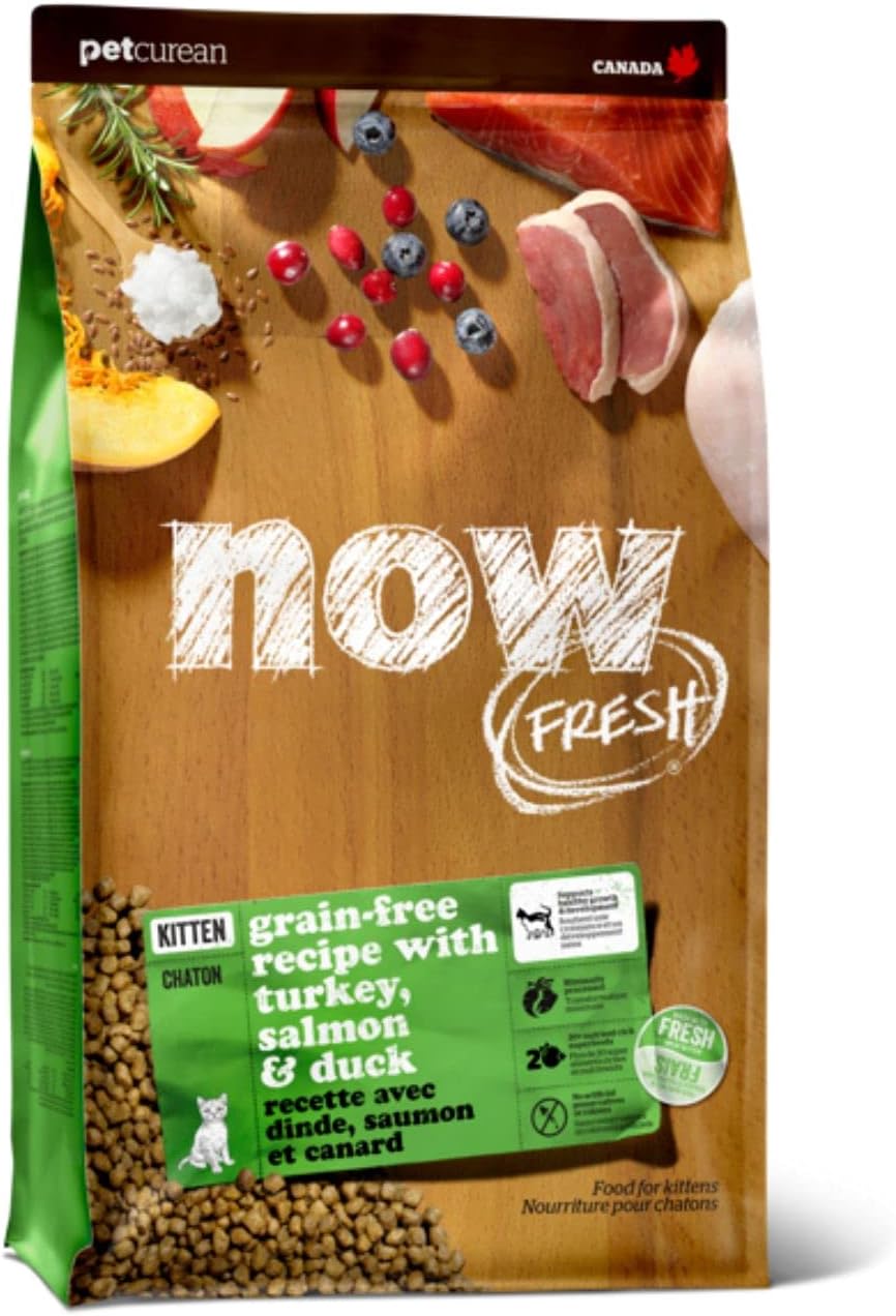 Amazon NOW FRESH(ナウフレッシュ) キャットフード 子猫用 キトン (ターキー＆サーモン＆ダック) 小粒 グレインフリー