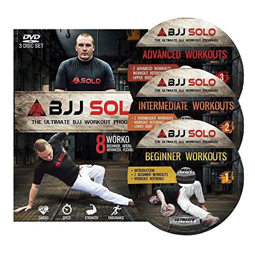 BJJ Solo: The Ultimate BJJ Workout Program (3 DVD Set)