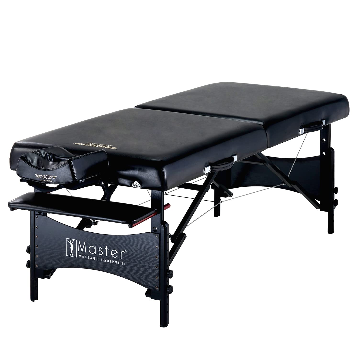 Master Massage Galaxy 30" Professional Massage Table, Portable, Folding, Memory Foam, Height Adjustable, Spa Bed, Carrying Case