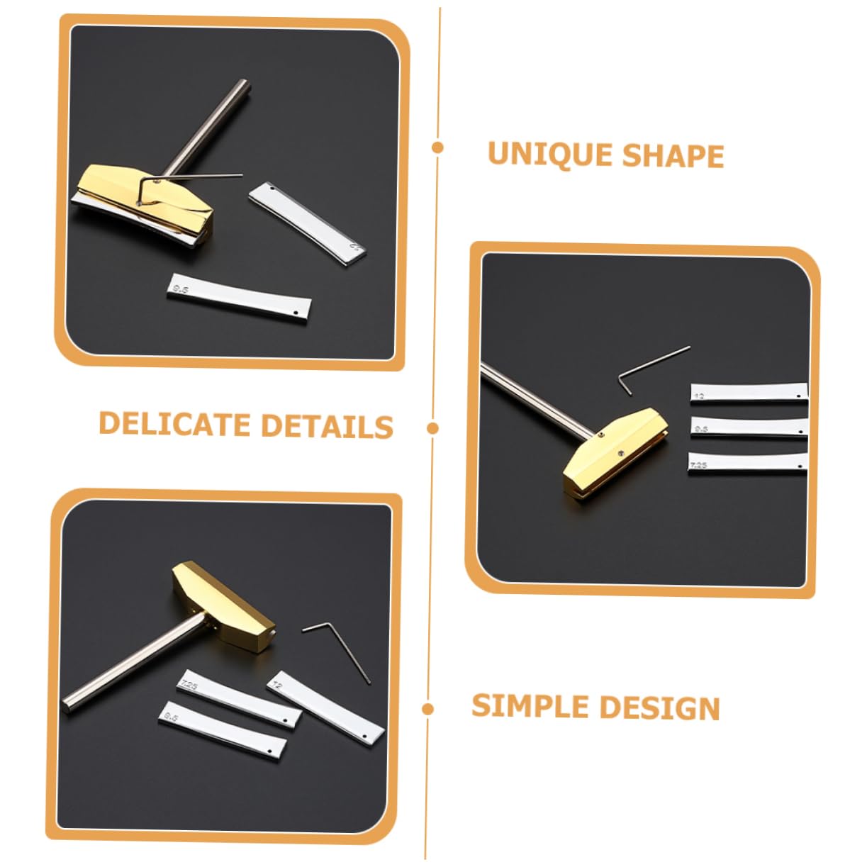 Mikinona 1set Strumenti Per Installazione Tastiera Chitarra Strumenti Di Riparazione Per Liutai Con Inserti Pressatura Per Manutenzione e Ripristino Chitarre Elettriche e Acustiche
