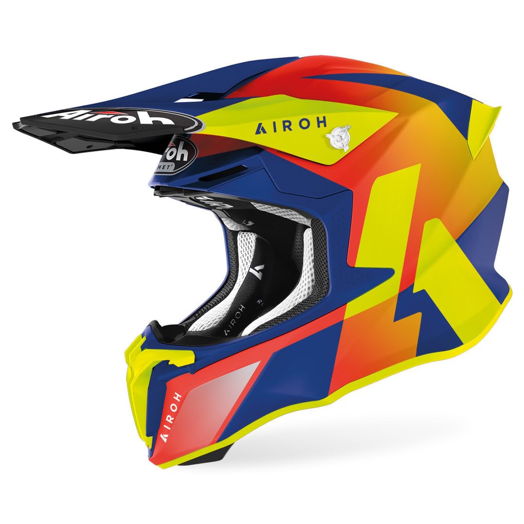 Airoh Motorcycle Helmet Twist 2.0 Lift Azure Matt Xl