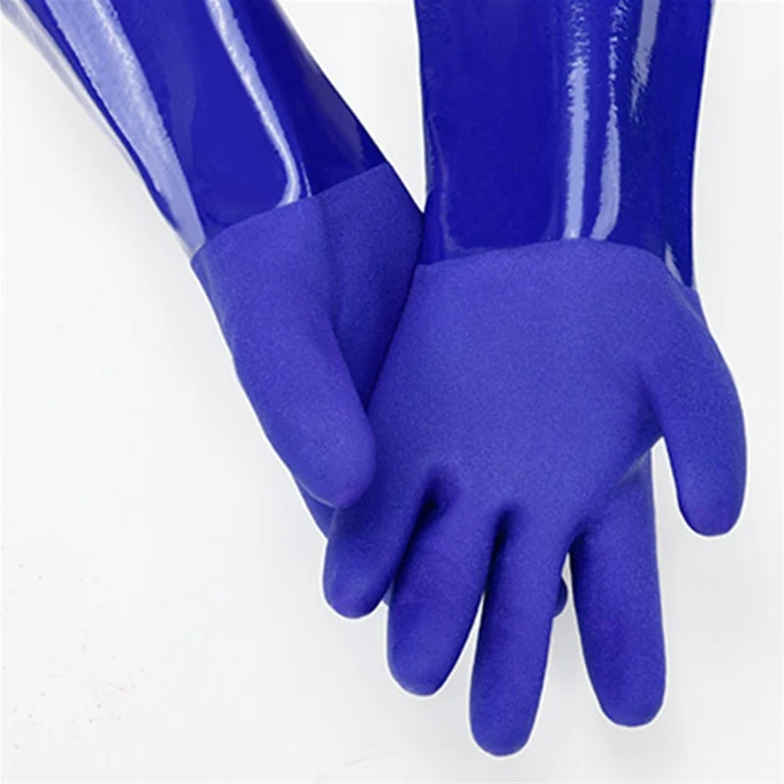 guanti di gomma 2 Paia Di Guanti Da Lavoro Sicurezza Riutilizzabili E Resistenti, In Gomma For Uso Domestico, In Antiscivolo All'usura