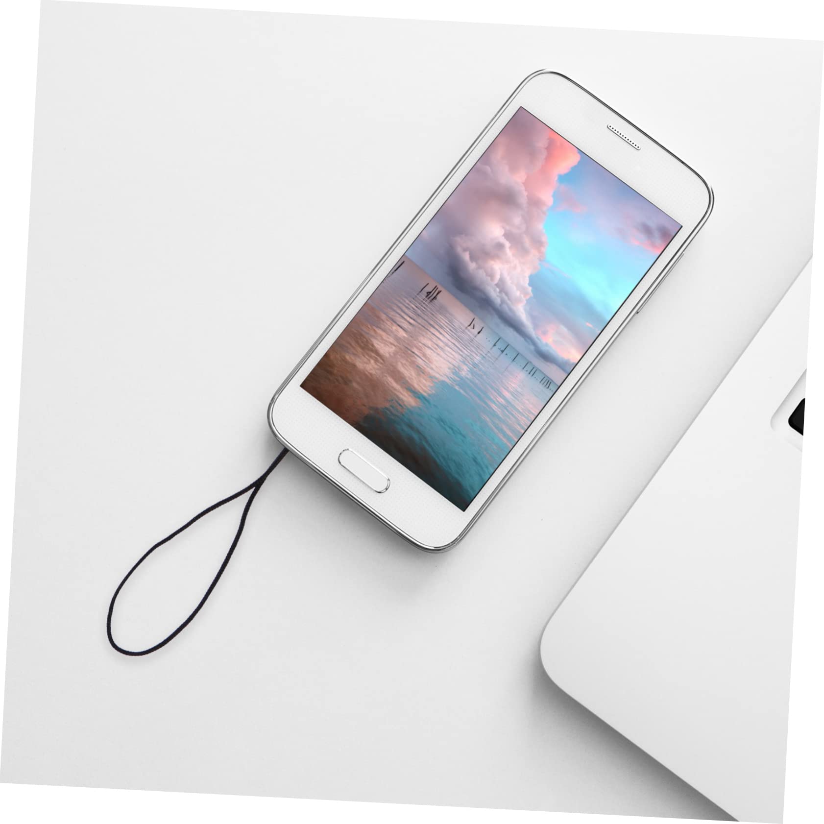 Tofficu Cuerda Colgante Para Teléfonos Móviles De Blancas Negras Correa Multifuncional Para Y Accesorios De Teléfono Para Diy
