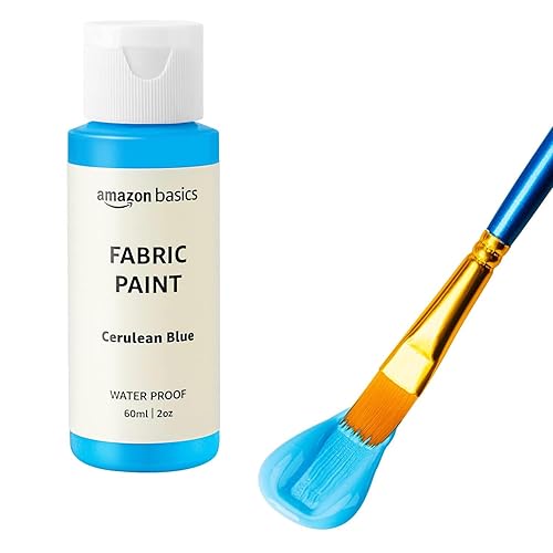 Miniatura 5 de Amazon Basics Botellas de pintura de tela permanente, 24 colores