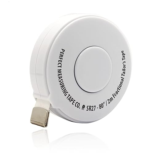 Perfect Measuring Tape - Cinta métrica retráctil de alta calidad y cinta métrica para manualidades - 80 pulgadas 6.6 ft - Tamaño de bolsillo