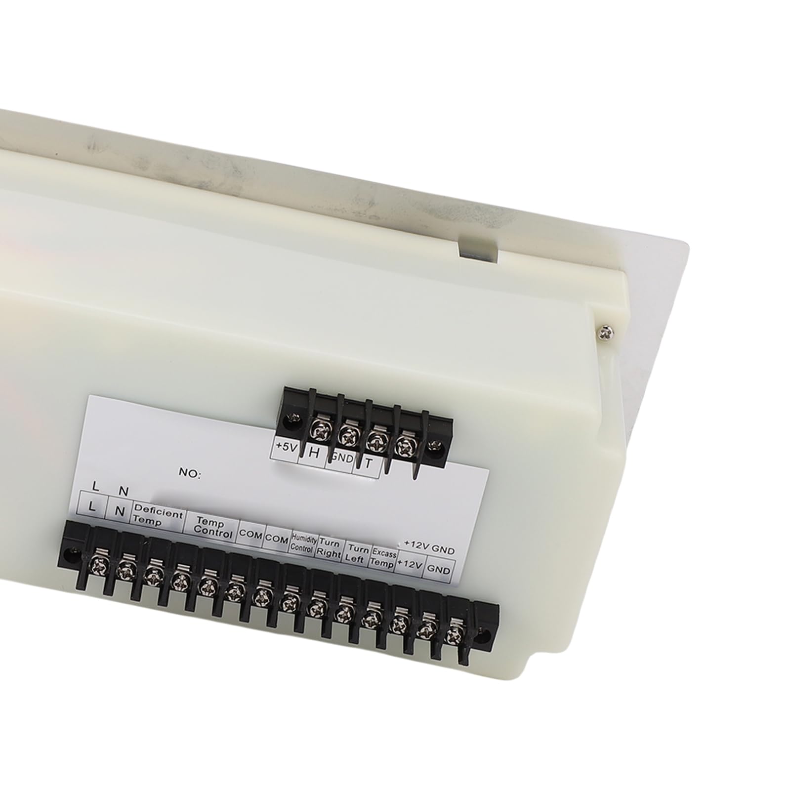 Eujgoov Higrómetro de Termostato Digital para Incubadora de Huevos Gran Pantalla LCD Muestra de Temperatura Automática Control de Humedad