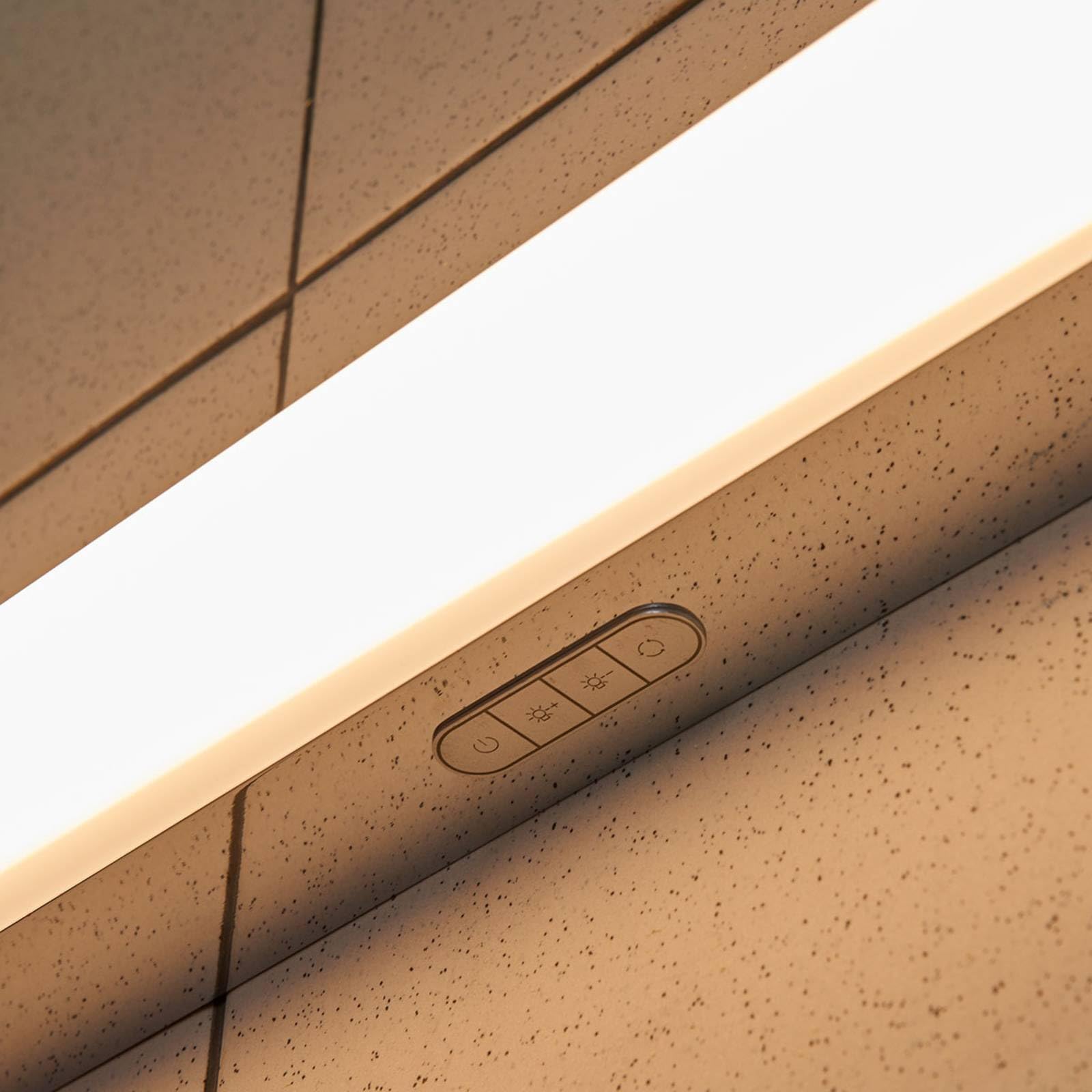 Lindby LED Wandleuchte, Wandlampe Bad Jesko dimmbar (spritzwassergeschützt (Modern) in Chrom (1 flammig) - Wandleuchten Spiegelleuchte Badezimmer Wandbeleuchtung Badezimmerleuchte