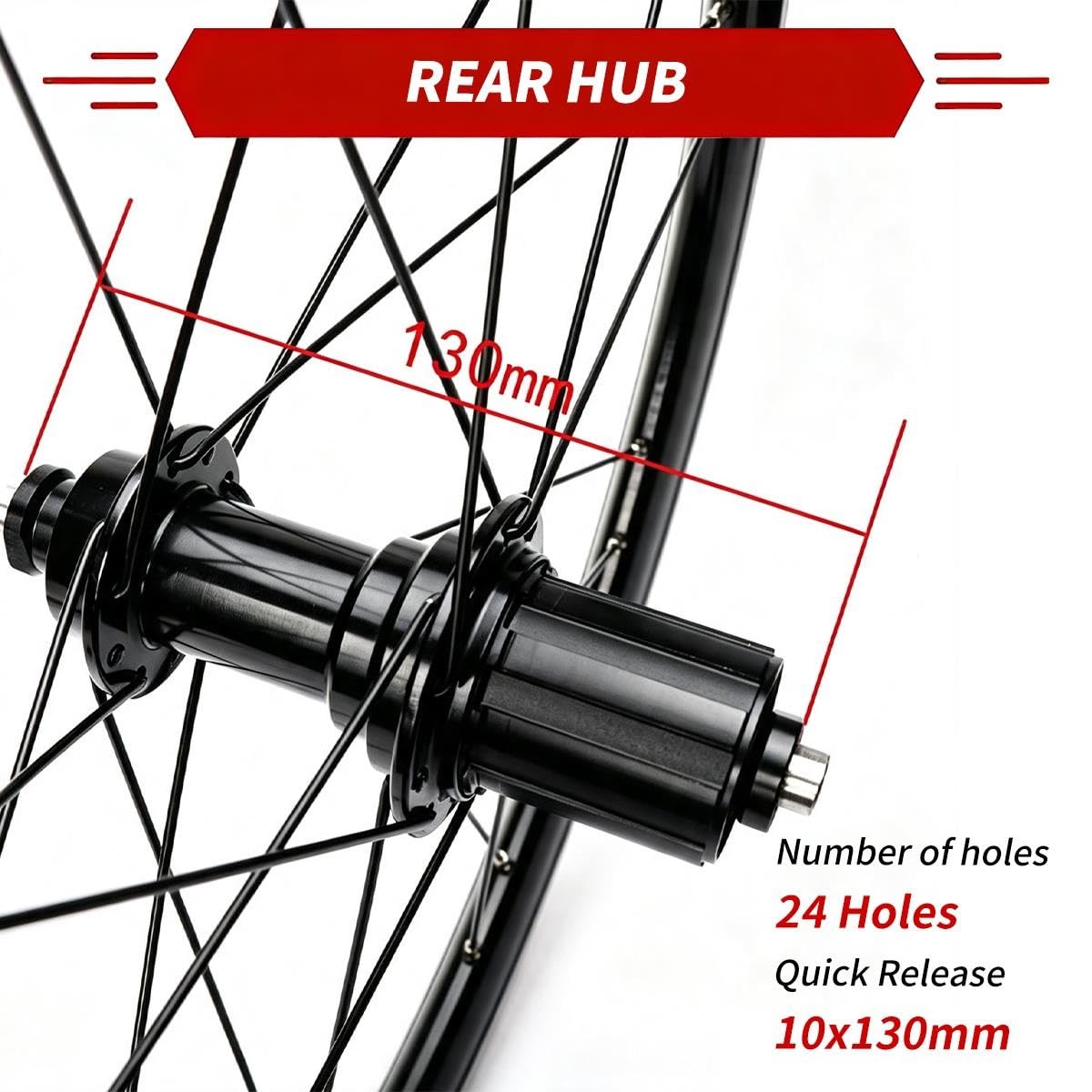 Juego Ruedas Bicicleta Plegable 20 Pulgadas 406, QR 100/130mm,Freno V