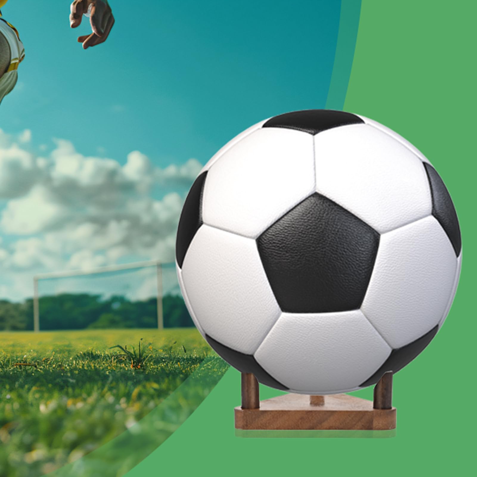 Genérico Soporte para Mostrar Balones - Portabolos De Madera para Exposición Y Almacenamiento,Estante Multifuncional Decorativo para Habitaciones Deportivas Dormitorio Gimnasio