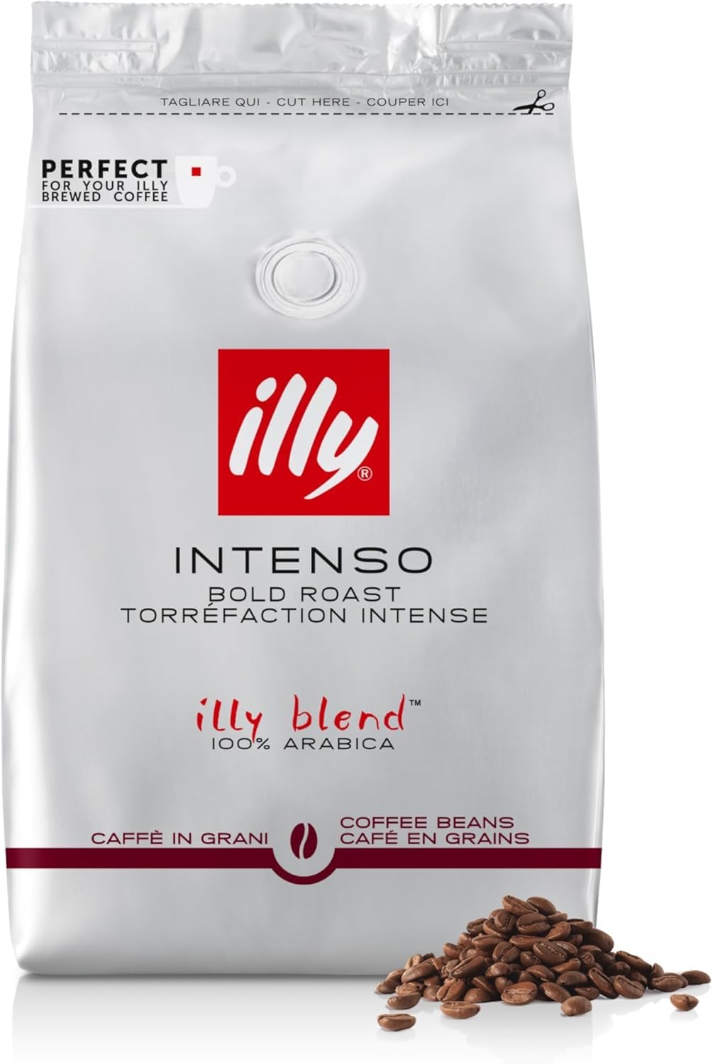 Intenso Bold Dark Roast Coffee Beans 100% Arabica 500 Grams
