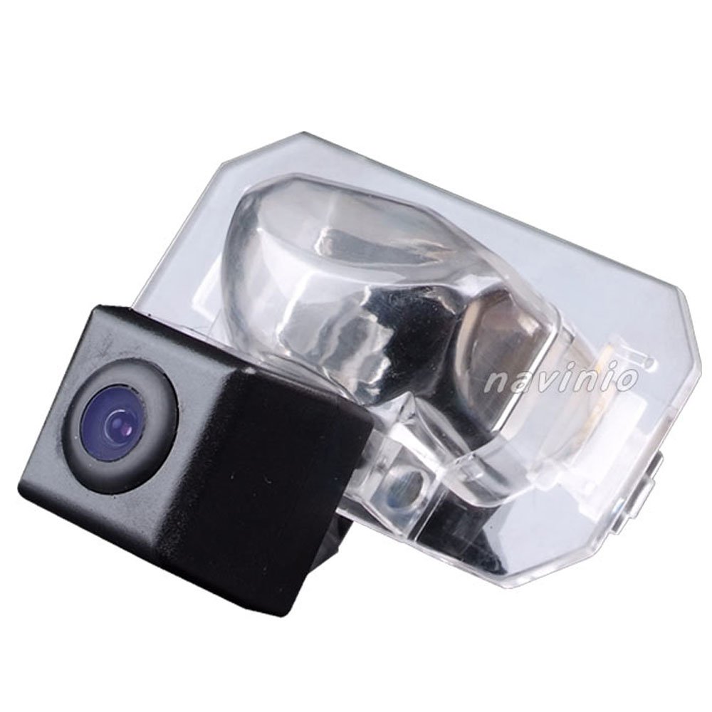 170 Degree Wide View Angle License Plate Rear View Camera,Night Vision Waterproof Rearview Reverse Cameras for Honda CRV Accord City FIT 2013 Odyssey Acura Civic 2007-2012