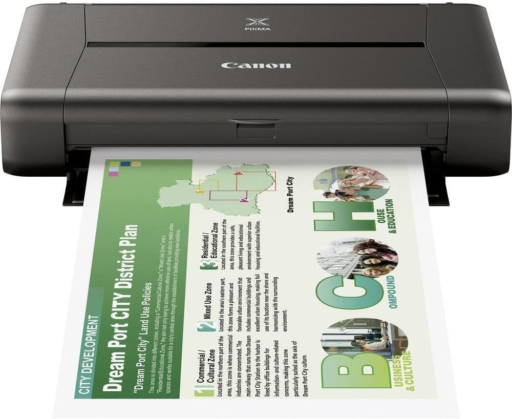 Canon Pixma iP110 Inkjet Mobile Printer 9596B008 - Black