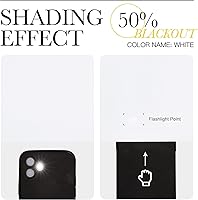 Vista 31 de Magic Drapes Cortina opaca plisada doble para oscurecer la habitación, a prueba de derrames, con aislamiento térmico, lavable a máquina, paneles